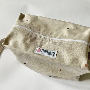 MINORI Vízhatlan tárolótasak - Natúr színes pöttyökkel