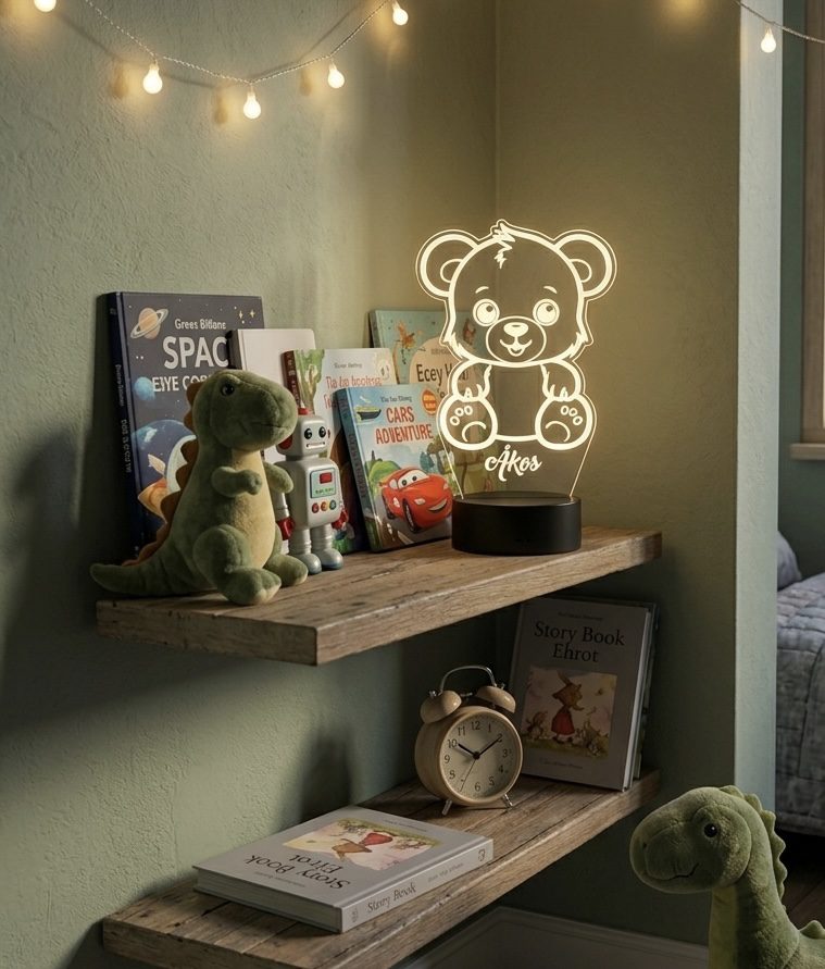 led éjjeli lámpa babaszobába