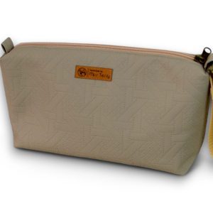 Cipzáros neszeszer -  walking mum - midi -beige