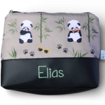 Cipzáros neszeszer -  névvel - cool panda