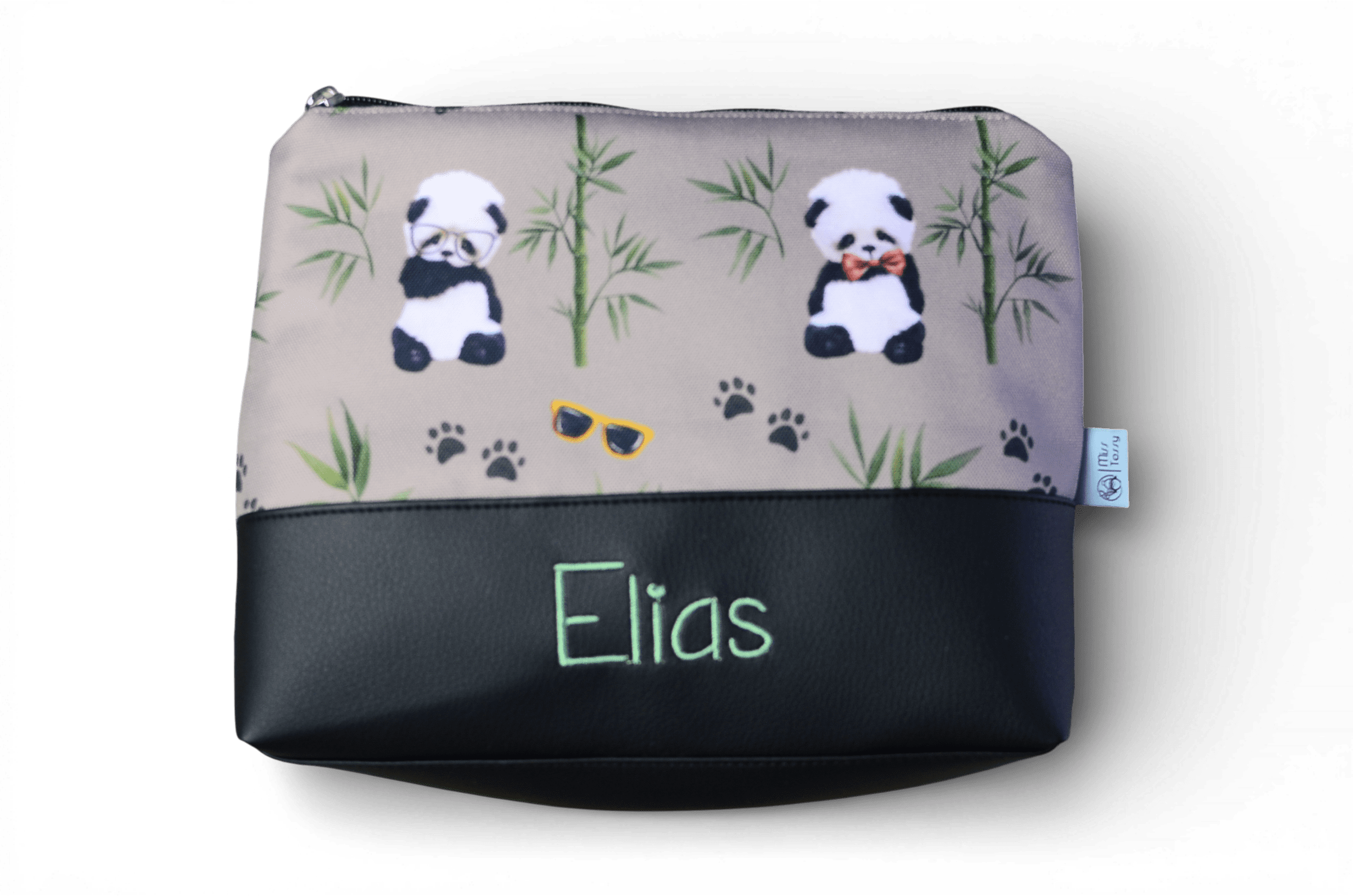 Cipzáros neszeszer - névvel - cool panda