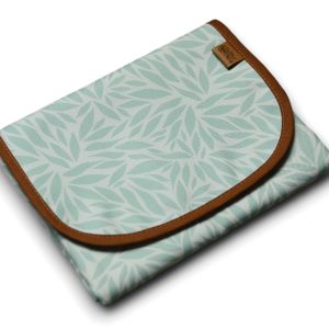 vékony Pelenkázó lap - vízhatlan - összehajtható- creamgreen