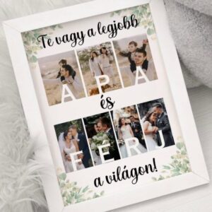 "Te vagy a legjobb" - Egyedi fotó ajándék
