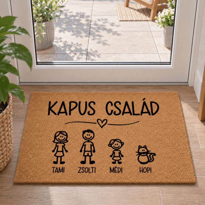 egyedi lábtörlő ajándékba