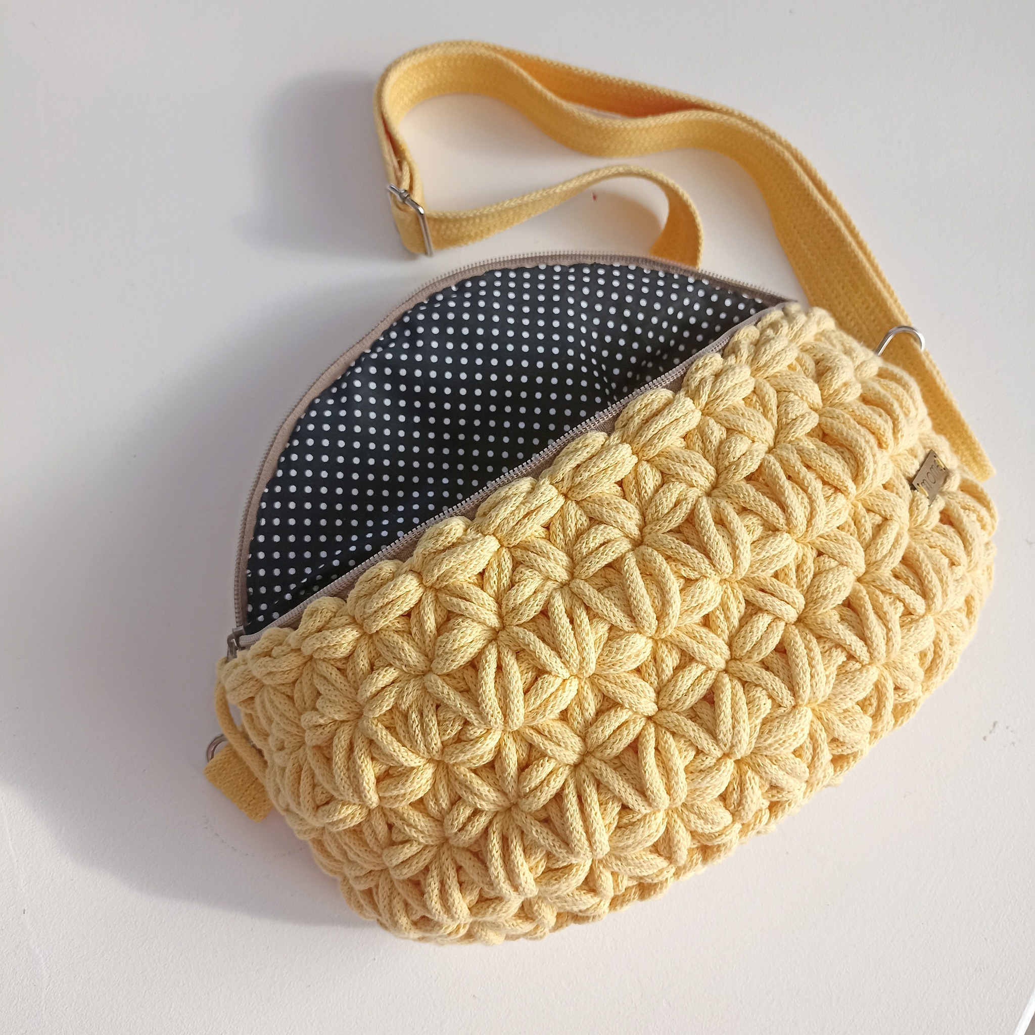 Jázmin övtáska, crossbody - horgolt - Image 4