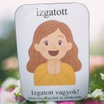 Érzelemkártyák gyerekeknek illusztrációkkal és példamondatokkal