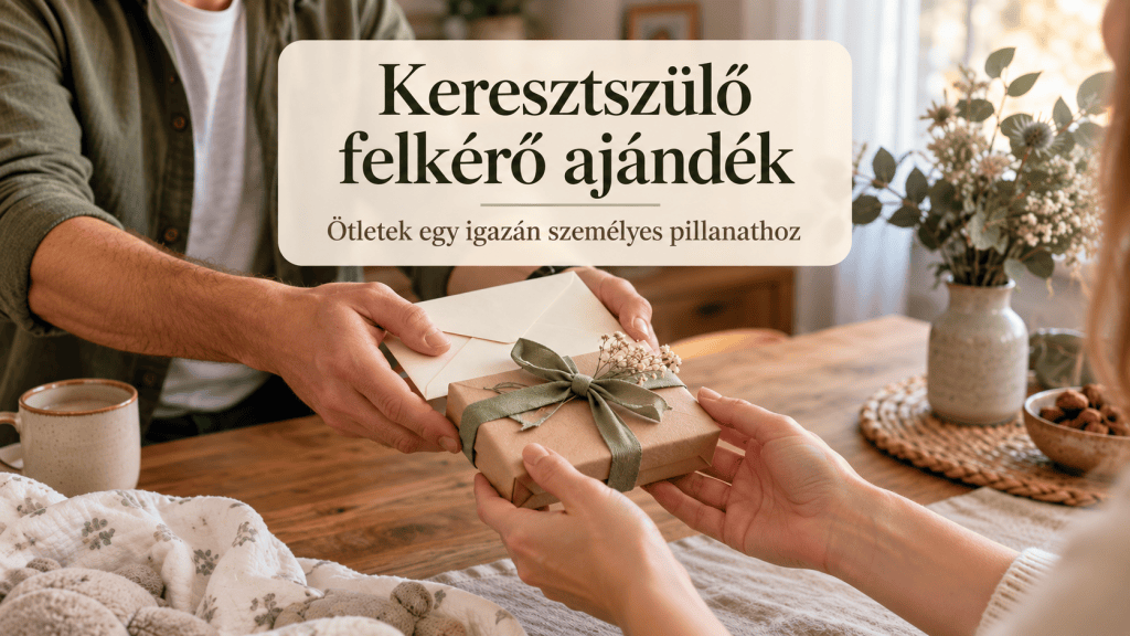 ajándékötletek keresztszülő felkérésére