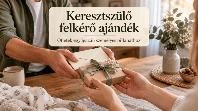 ajándékötletek keresztszülő felkérésére