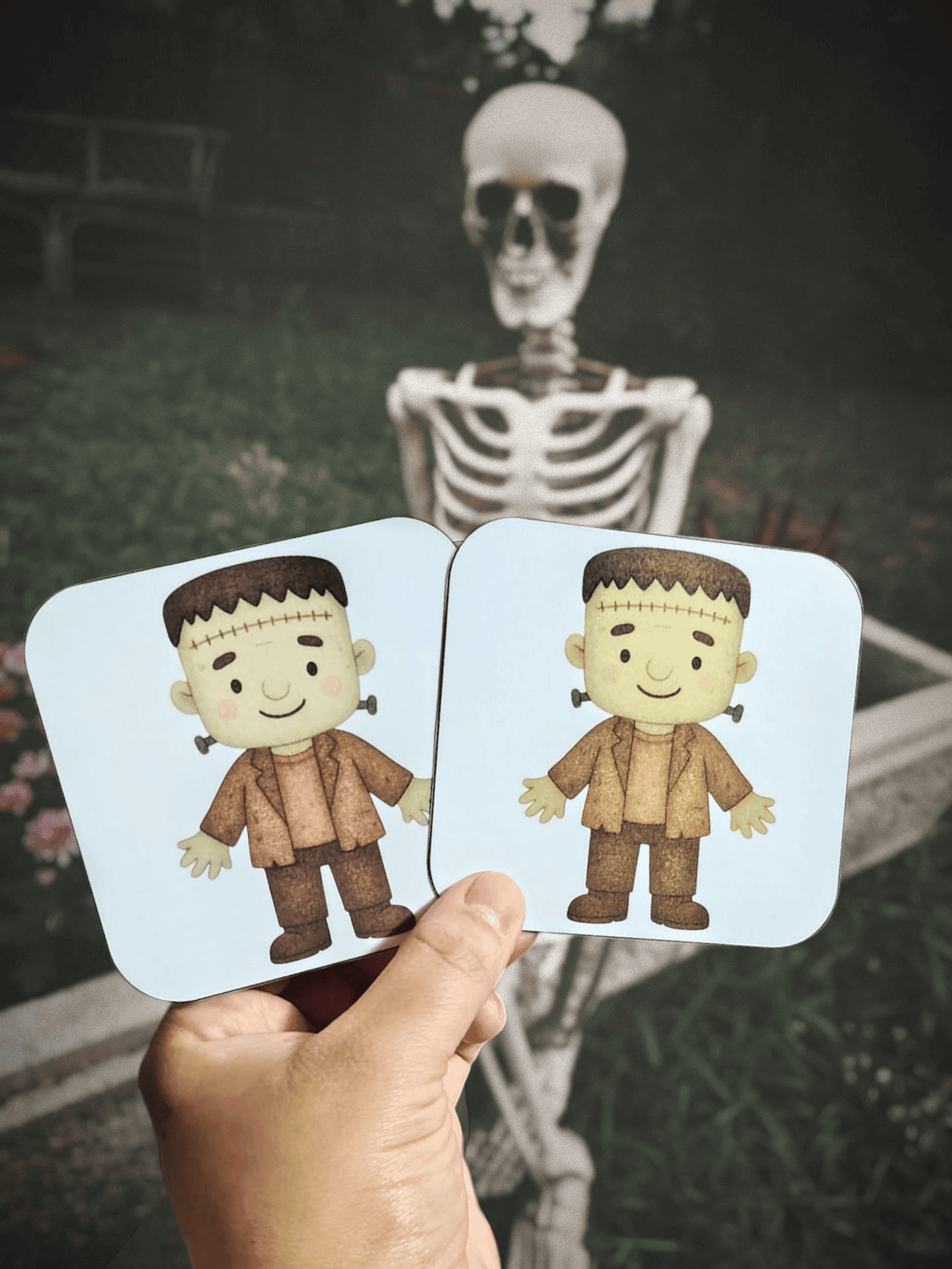 Halloweeni játékcsomag – filc sütiszett és memóriajáték - Image 3
